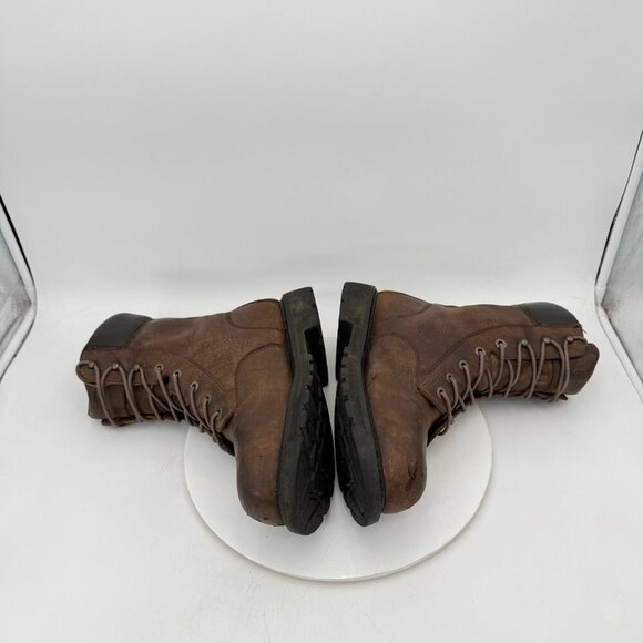 Wolverine McKay Men Sz 11.5 EW W05680 Dark Brown Leather Steel Toe Boot - Picture 6 of 14